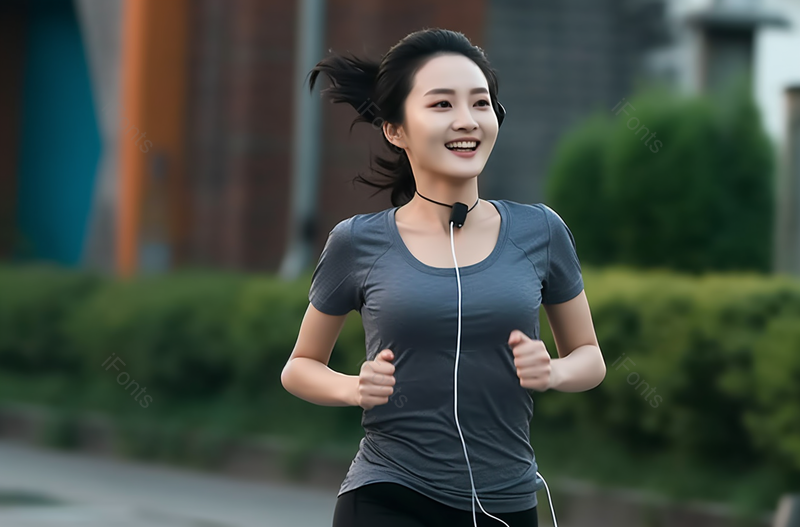 青年女人跑步健身,高清,摄影图,摄影图片,图片大全,摄影图免费下载